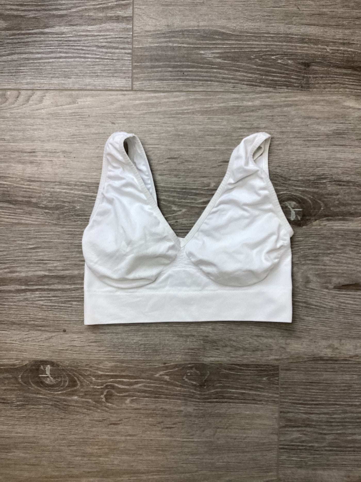 Asos Maternity white seamless crop top maternity bra - Size S (Approx UK 8/10)