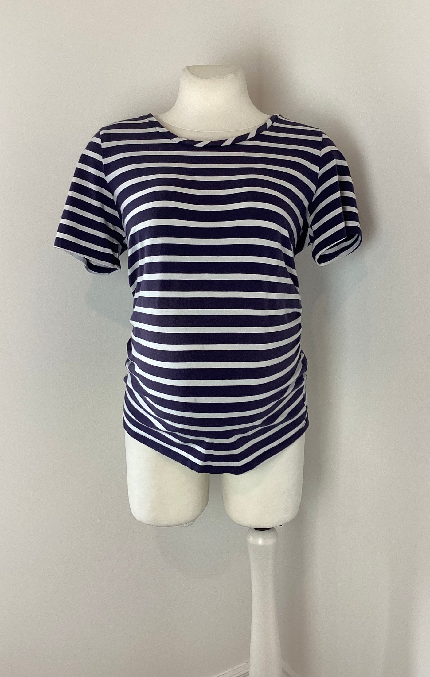 George Maternity navy & white striped t-shirt - Size 18 (more like size 16)