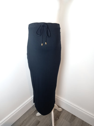 Dorothy Perkins Maternity black ankle length stretch skirt - Size 12