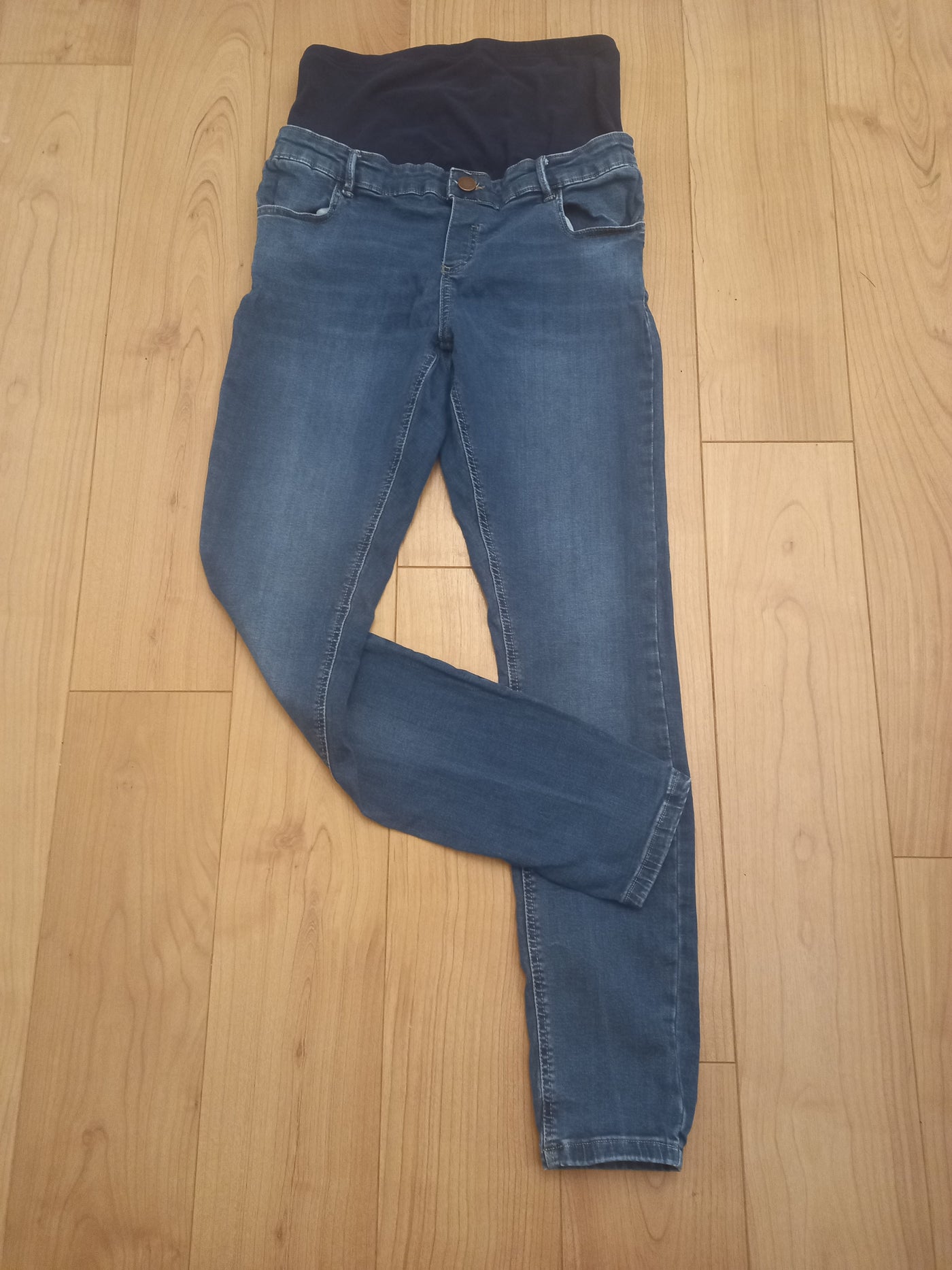 Asos Maternity blue overbump jeans - Size 12