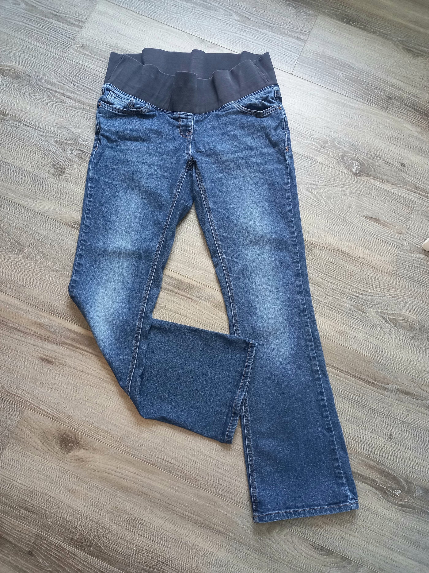 Next Maternity blue underbump bootcut jeans - Size 14R