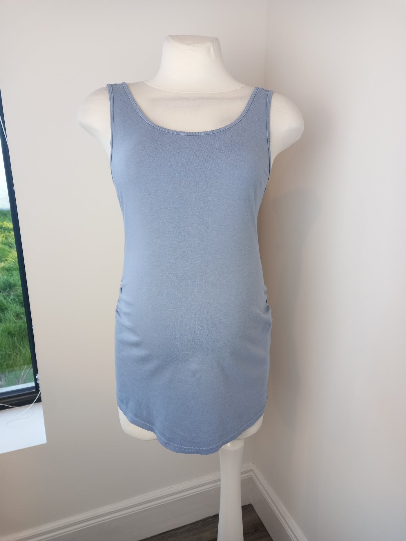 Asos Maternity light blue sleeveless top - Size 12