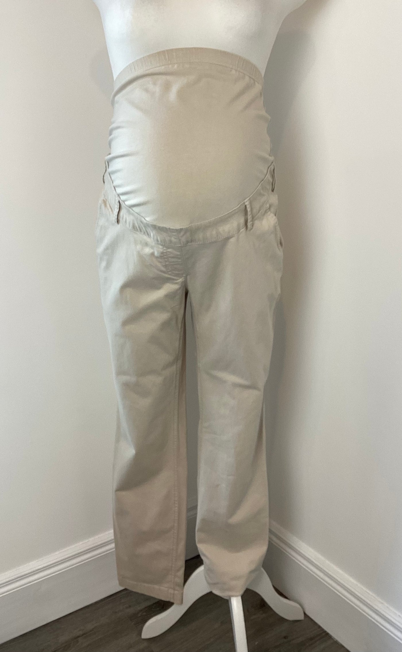 Yessica beige overbump chino trousers - Size EUR 44 (Approx UK 16)