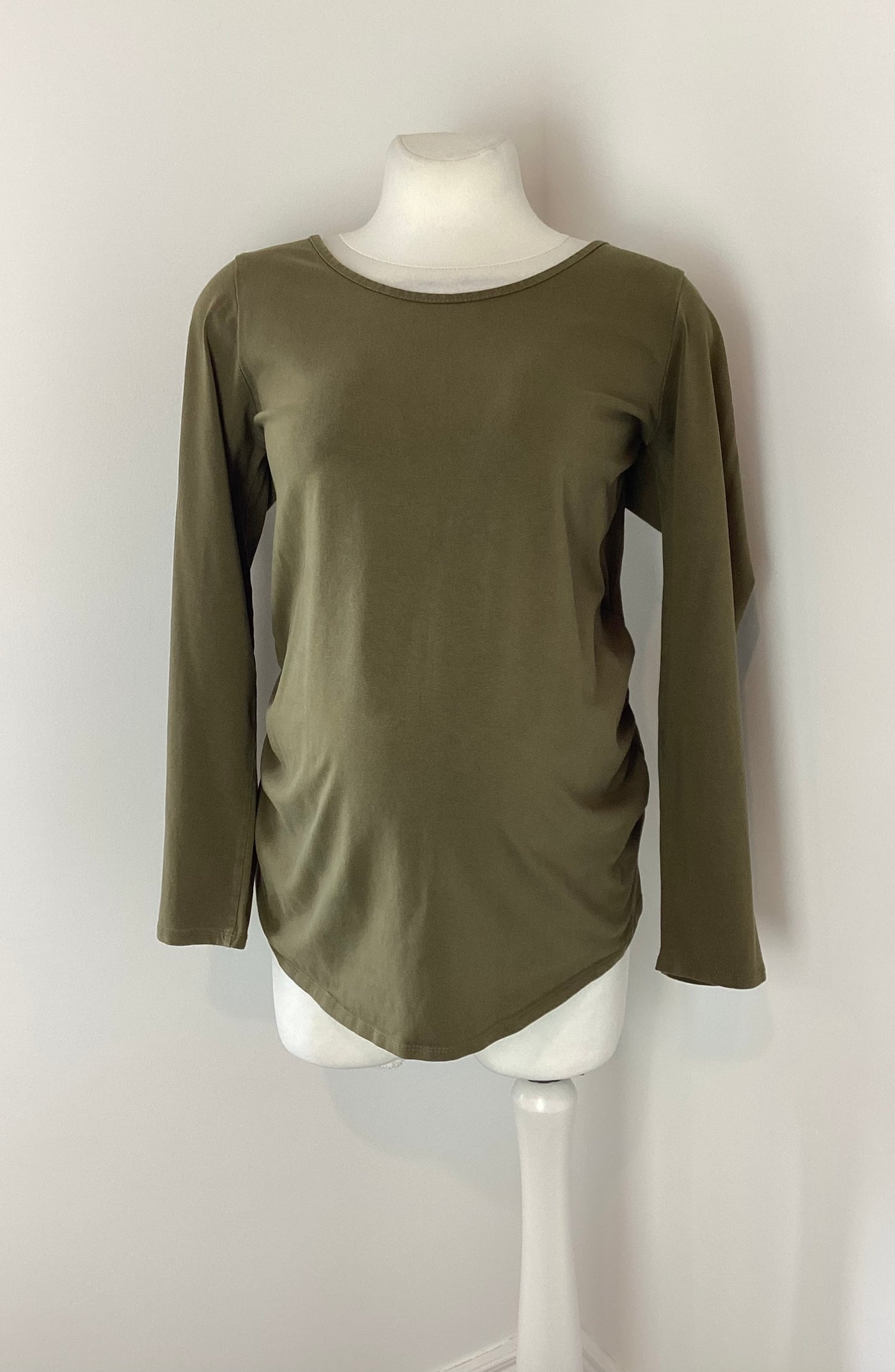 George Maternity army green long sleeved top - Size 18 (more like 16/18)