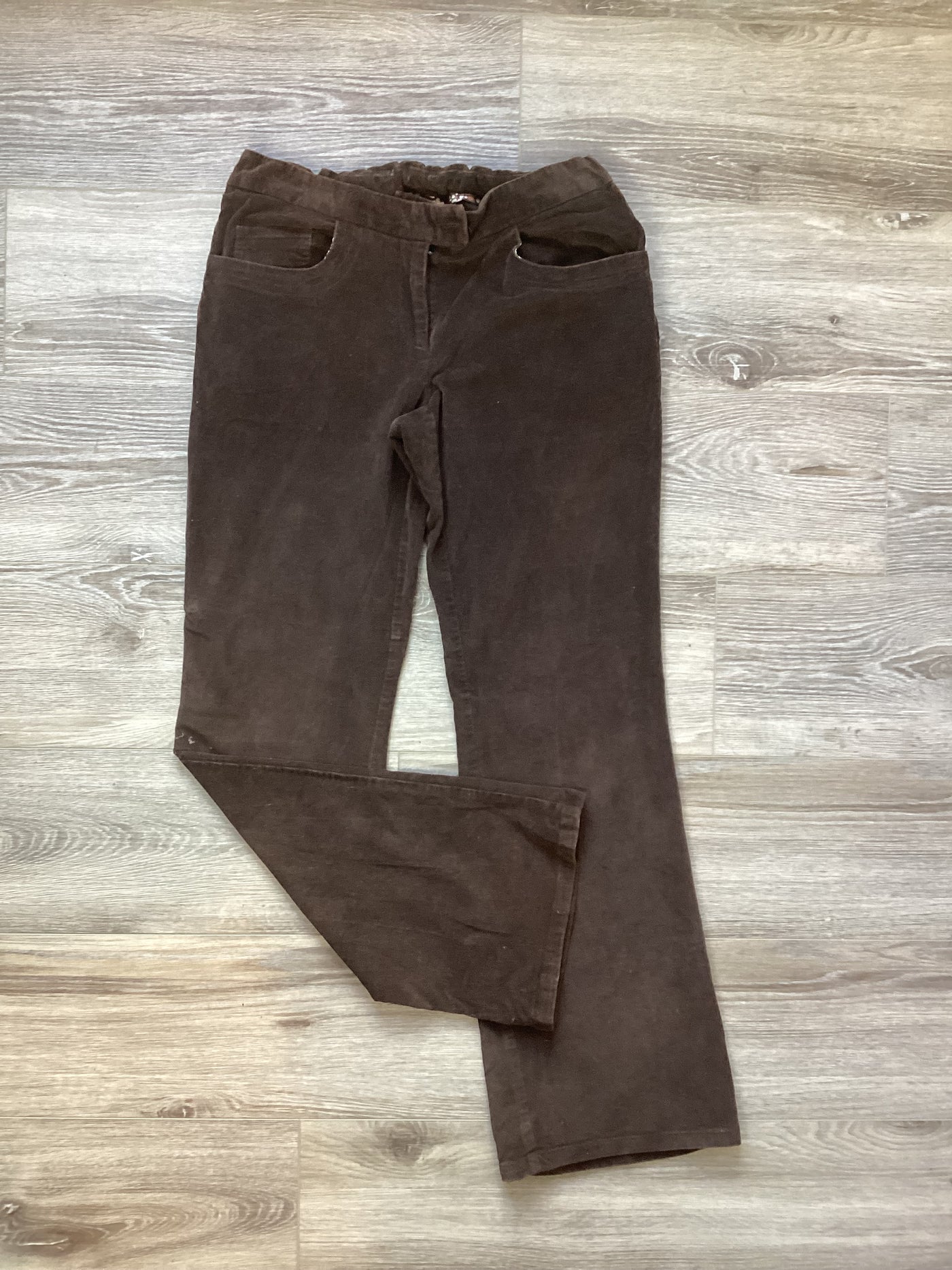 Liz Lange brown cord bootcut trousers - Size 1 (Approx UK 8/10)