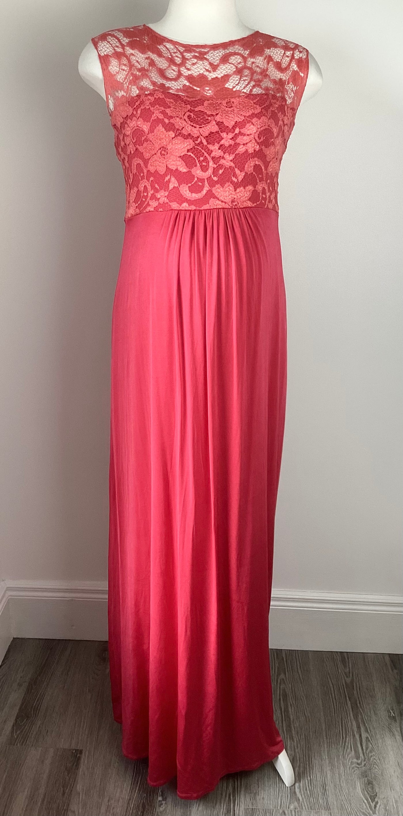 Tiffany Rose Valencia gown in sunset red - Size 4 (Approx UK 14/16)