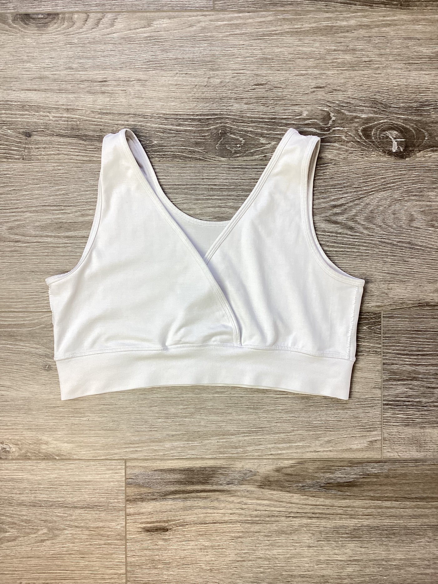 Seraphine bamboo maternity & nursing sleep bra in white - Size M (Appr –  Dress My Bump Preloved