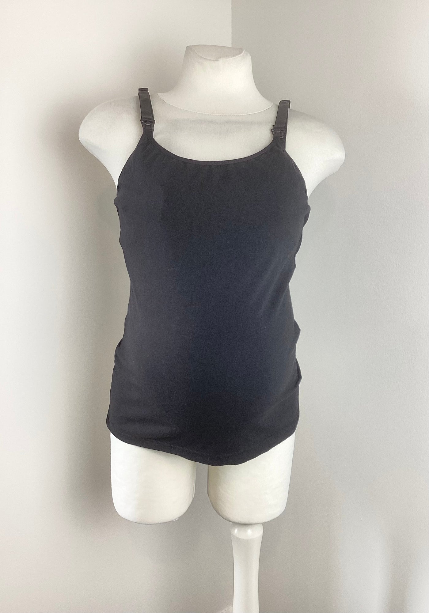 Black camisole nursing top (no label) - Size 16 (more like size 12/14)