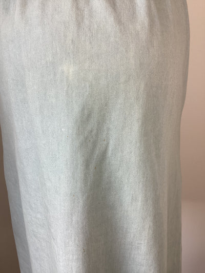Seraphine grey & blue cotton maternity & nursing dress with sweatshirt top - Size 6