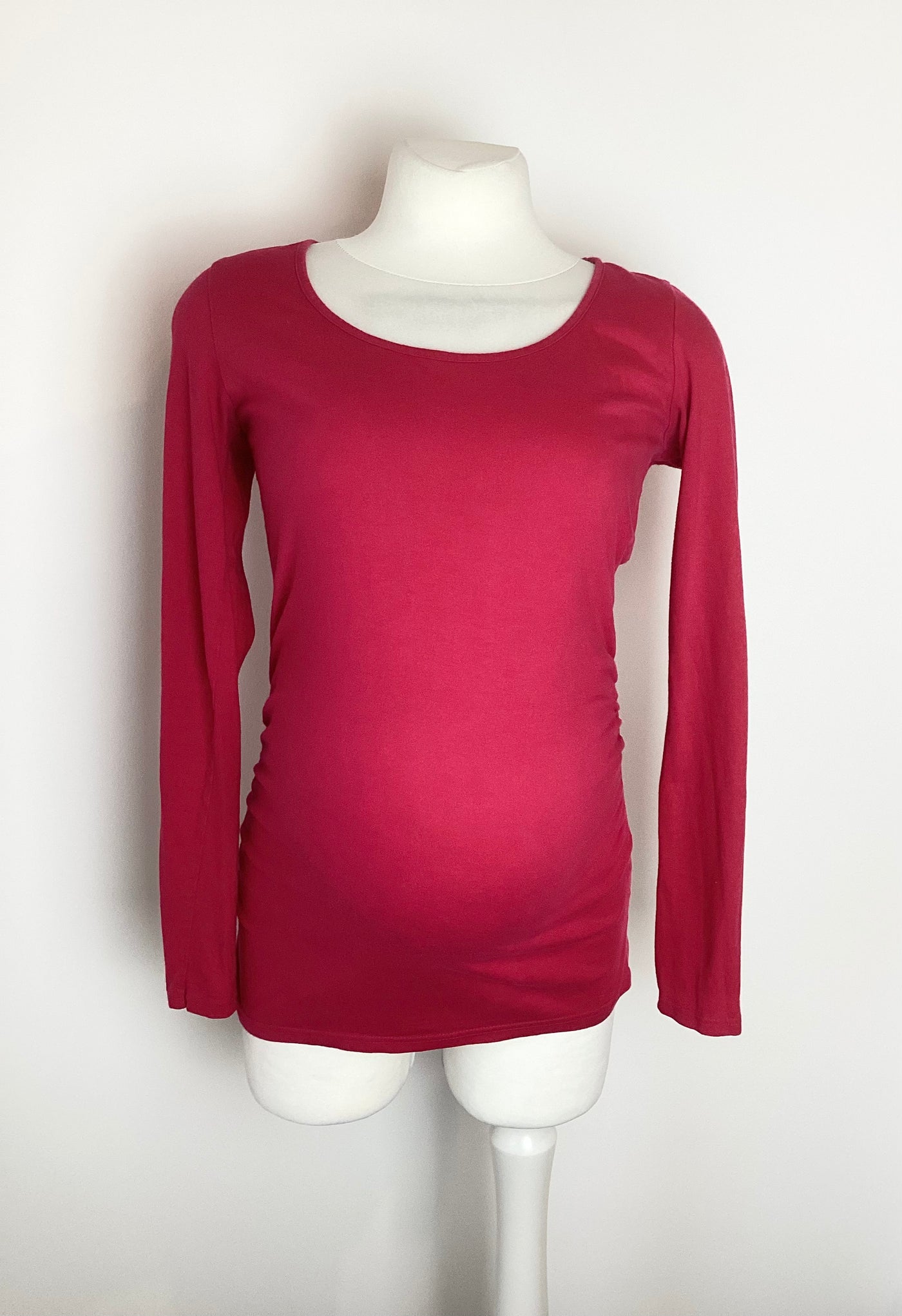Dorothy Perkins Maternity cerise pink long sleeved top - Size 8