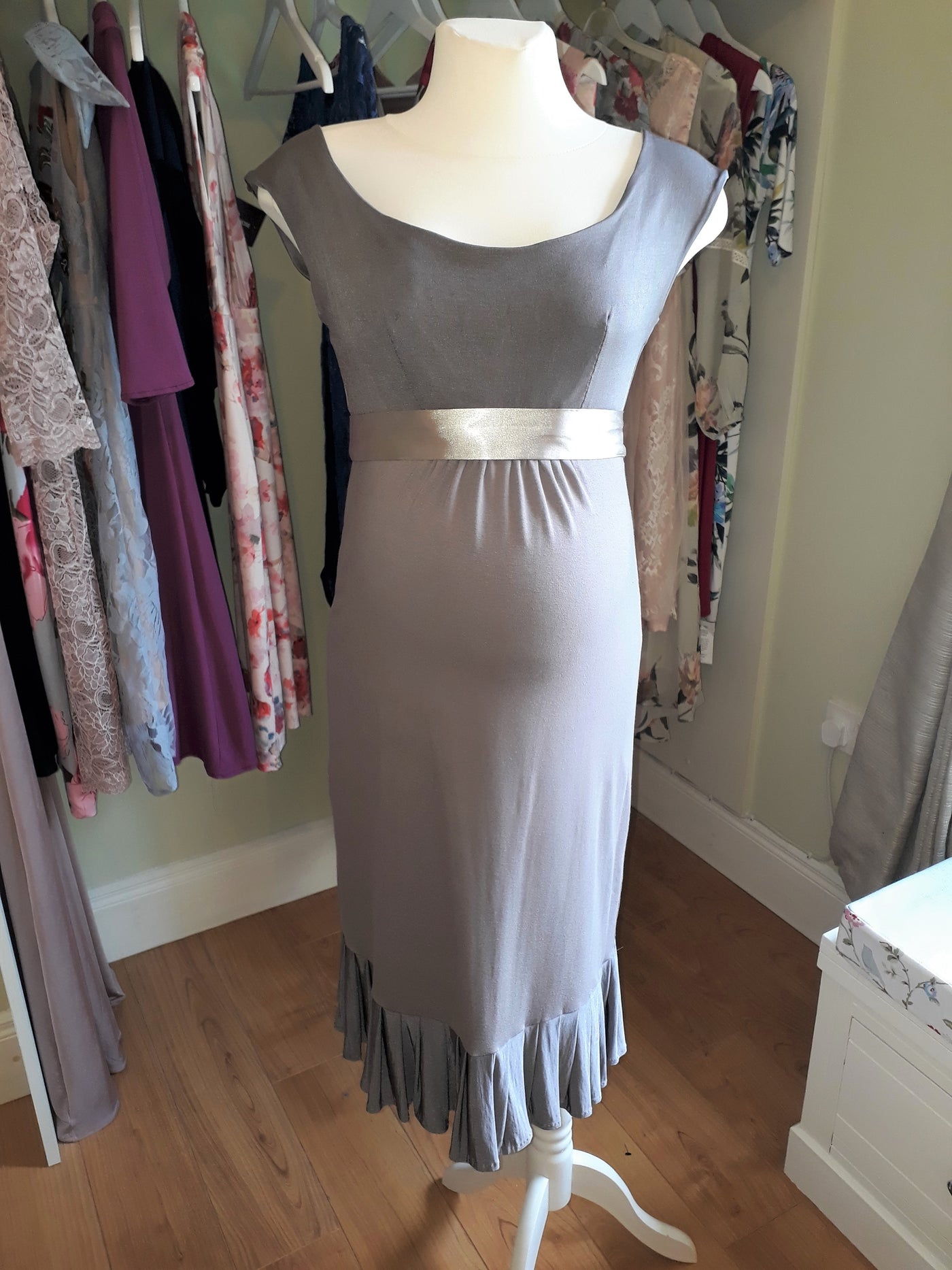 Tiffany Rose Lauren Dress In Mocha - Size 2 (UK 10/12)