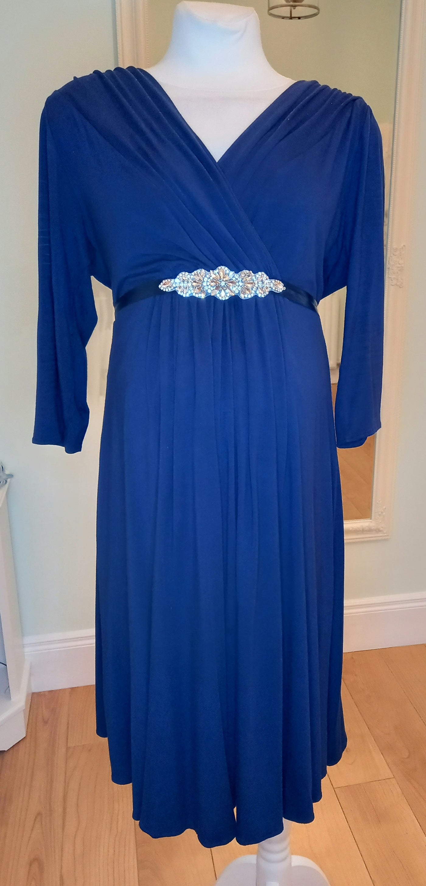 Tiffany Rose Navy Willow Dress - Size 5 (UK 16/18)