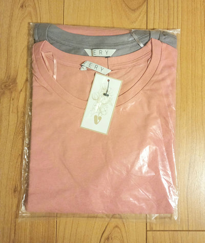 Very Maternity 2 pack Blush Pink & Grey T-Shirt Tops (BNWT) - Size 14