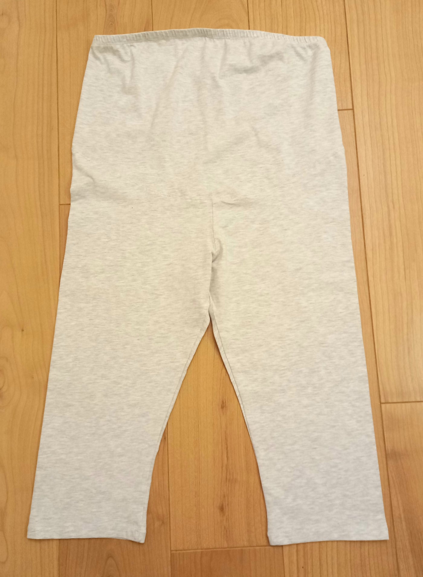 H&M Mama Grey Crop Leggings - Size L (Approx UK 14/16)