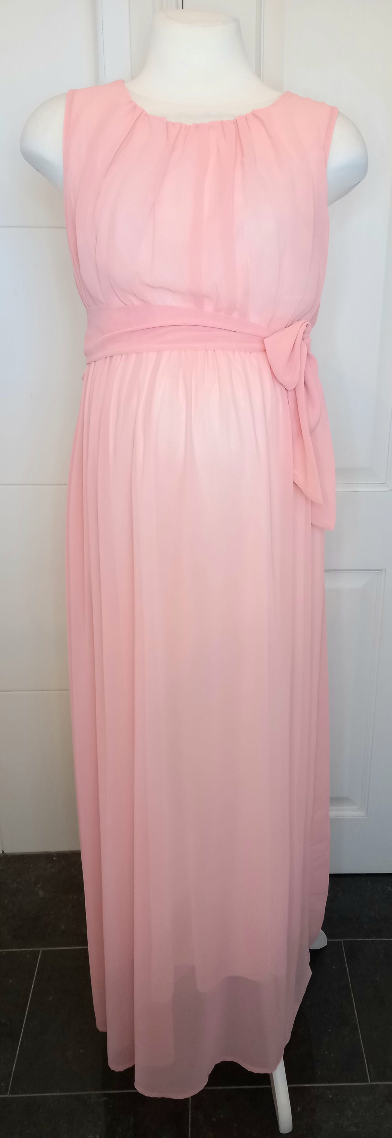 Calladream Coral Sleeveless Maxi Dress - Size M (Approx UK 10/12)