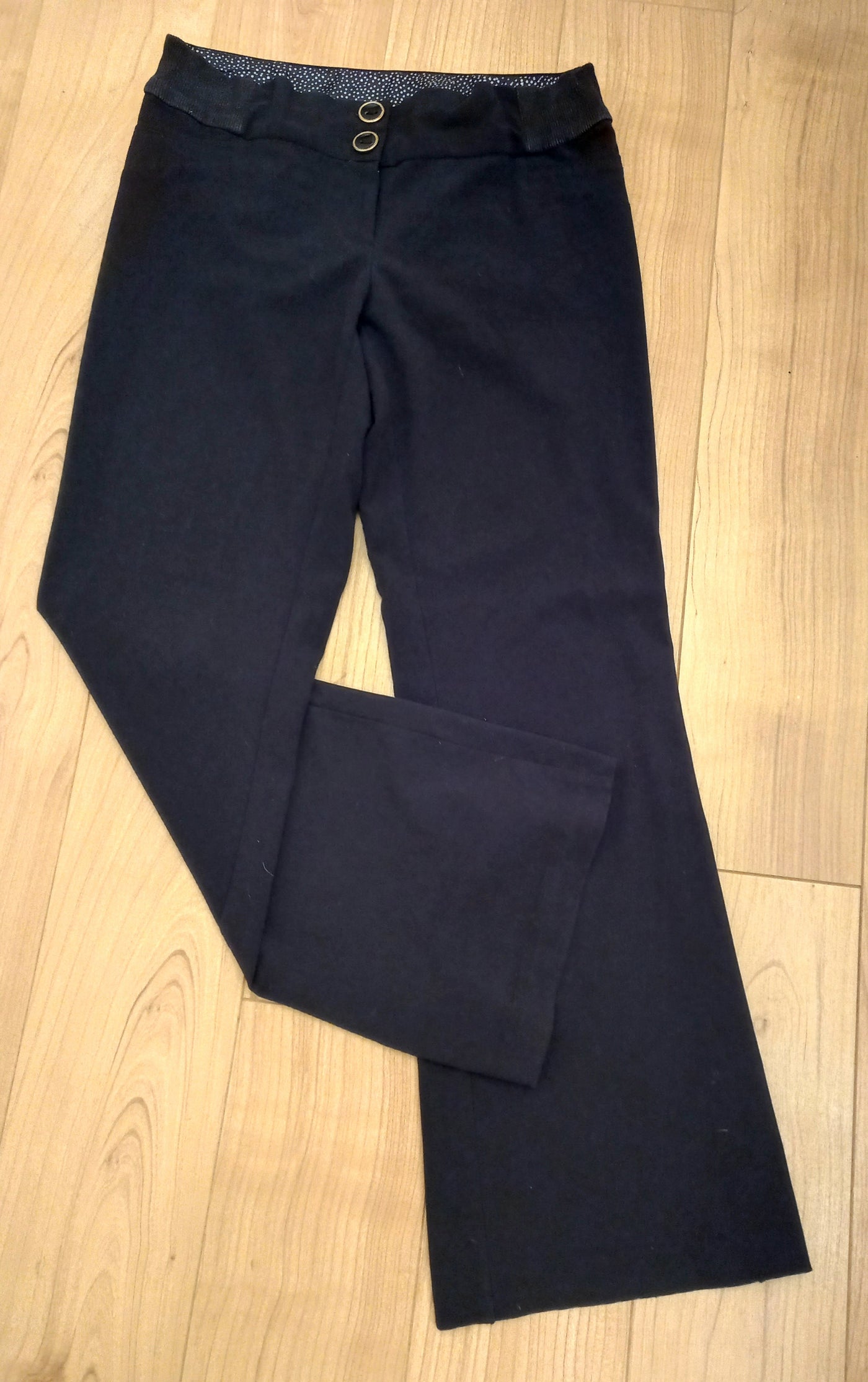 New Look Maternity Black Bootcut Trousers - Size 10
