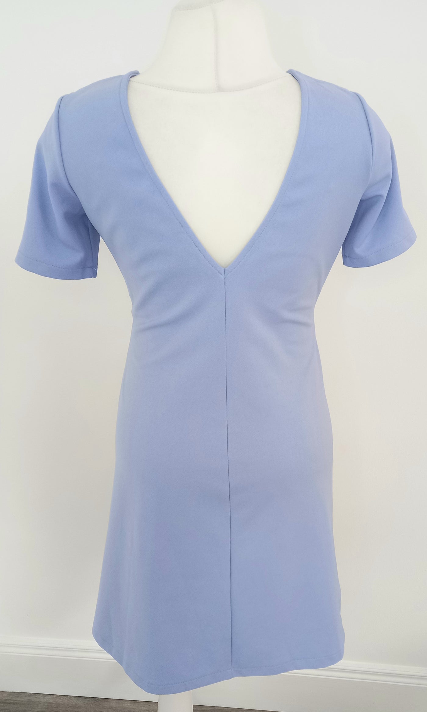 Asos Maternity Blue Drawstring Front Dress - Size 6