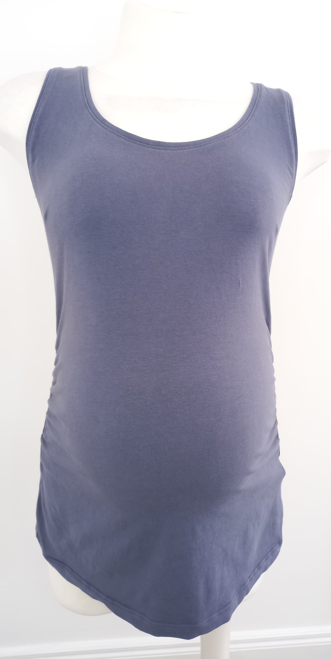 Esmara Blue/Grey Sleeveless Top - Size 14/16 (more like size 12/14)
