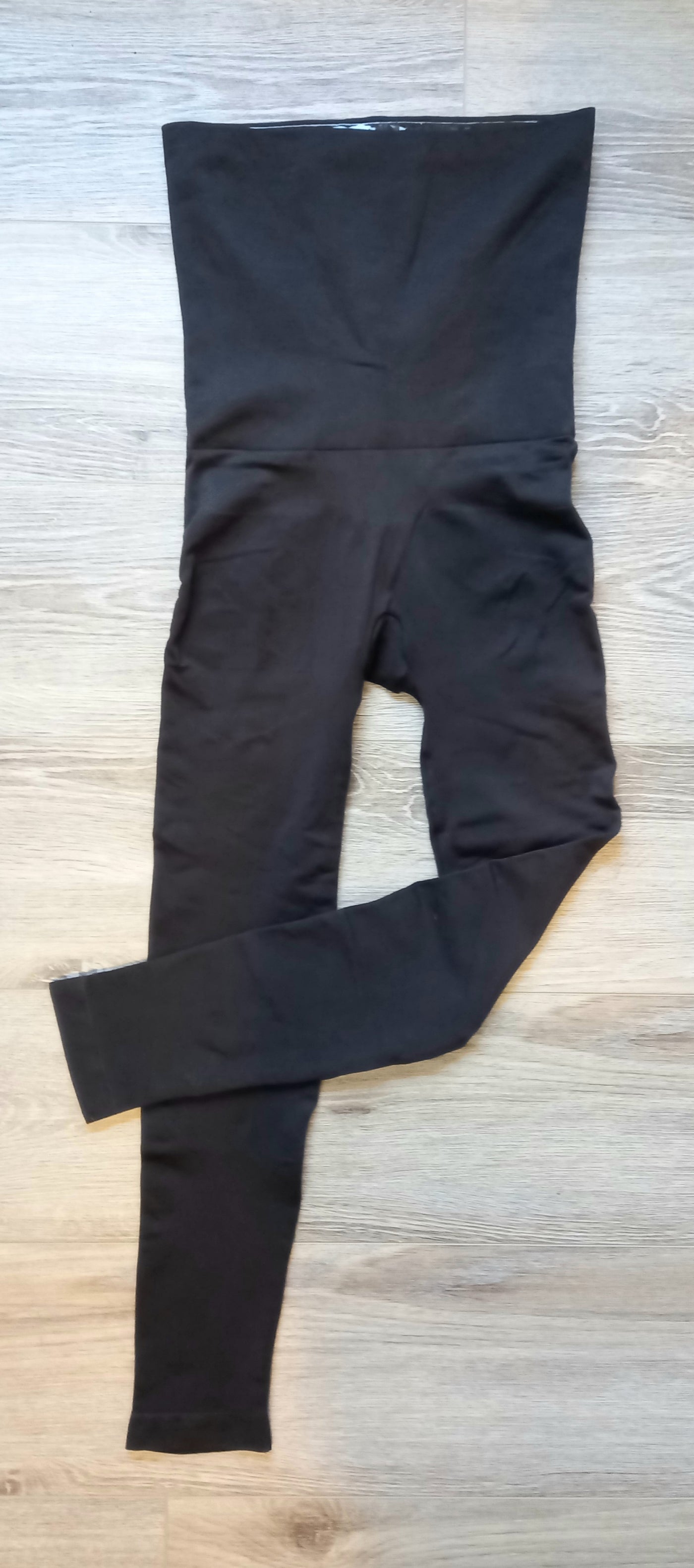 Seraphine Black Post Maternity Shaping Leggings - Size S (Approx UK 8/10)