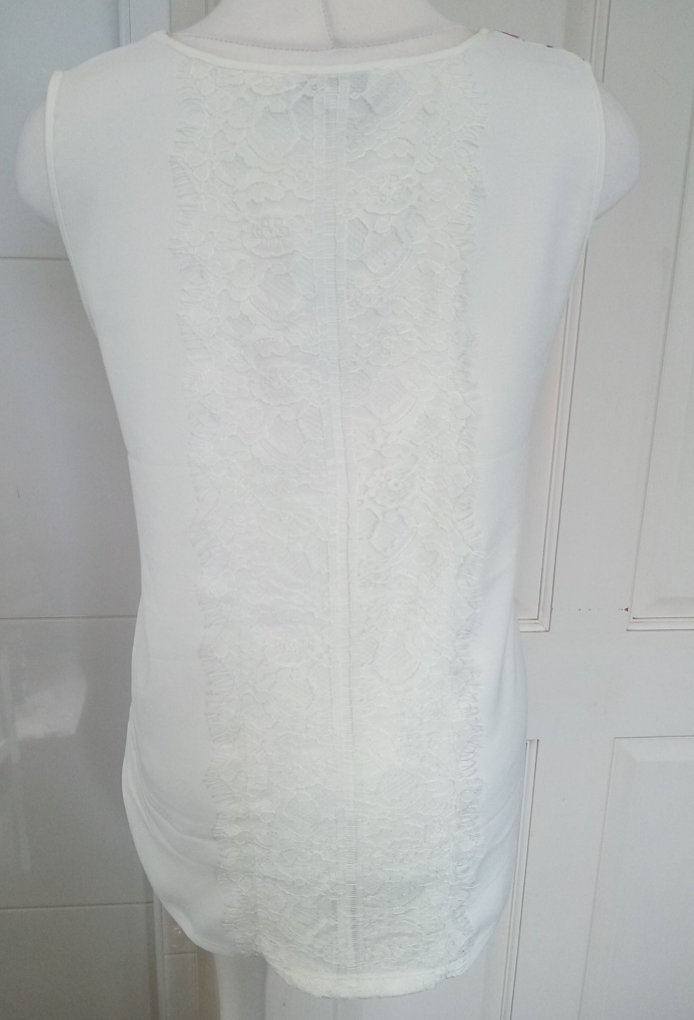 Next Maternity Cream Butterfly Top with Lace Back Panel (BNWT) - Size 14