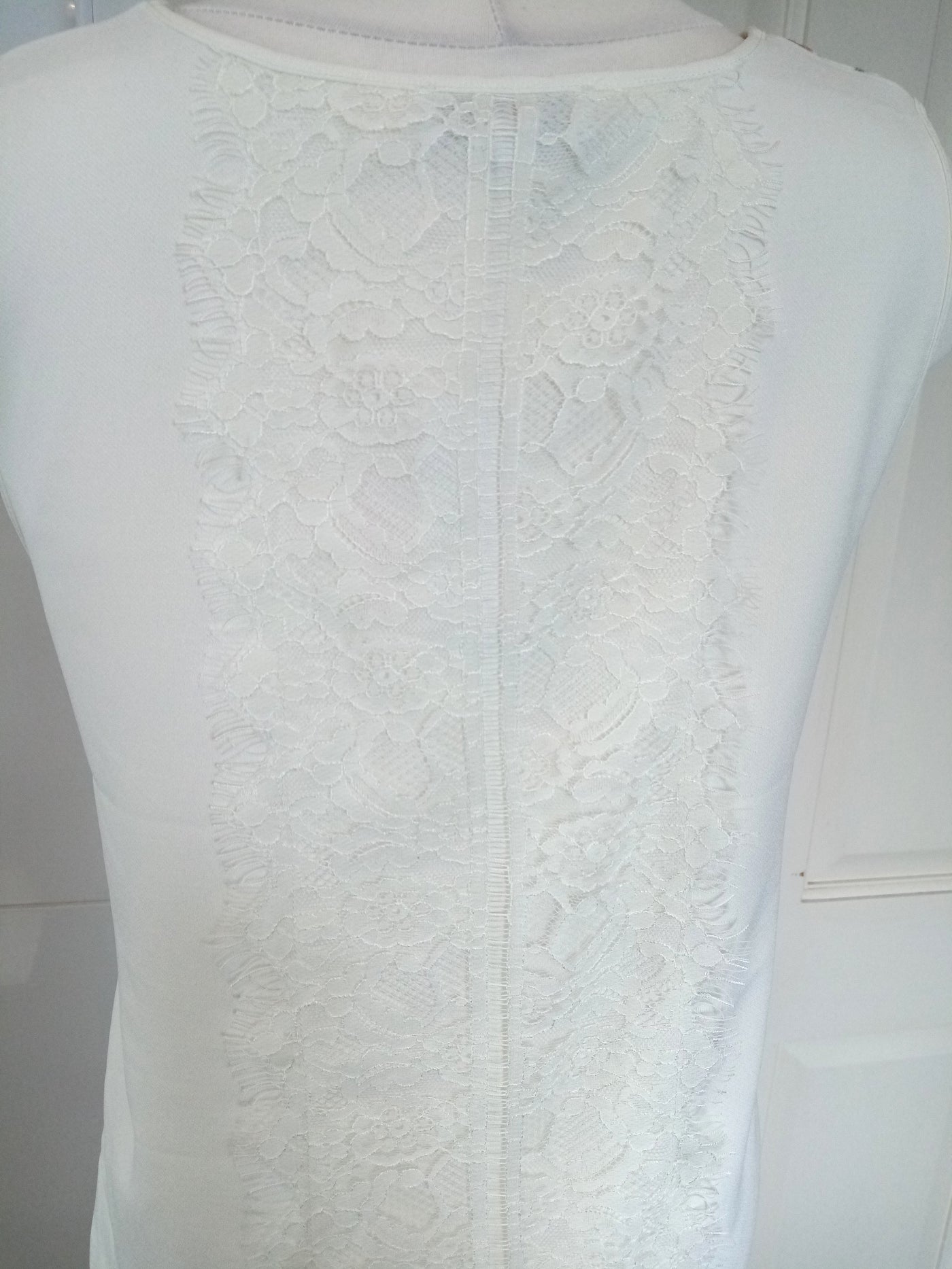 Next Maternity Cream Butterfly Top with Lace Back Panel (BNWT) - Size 14