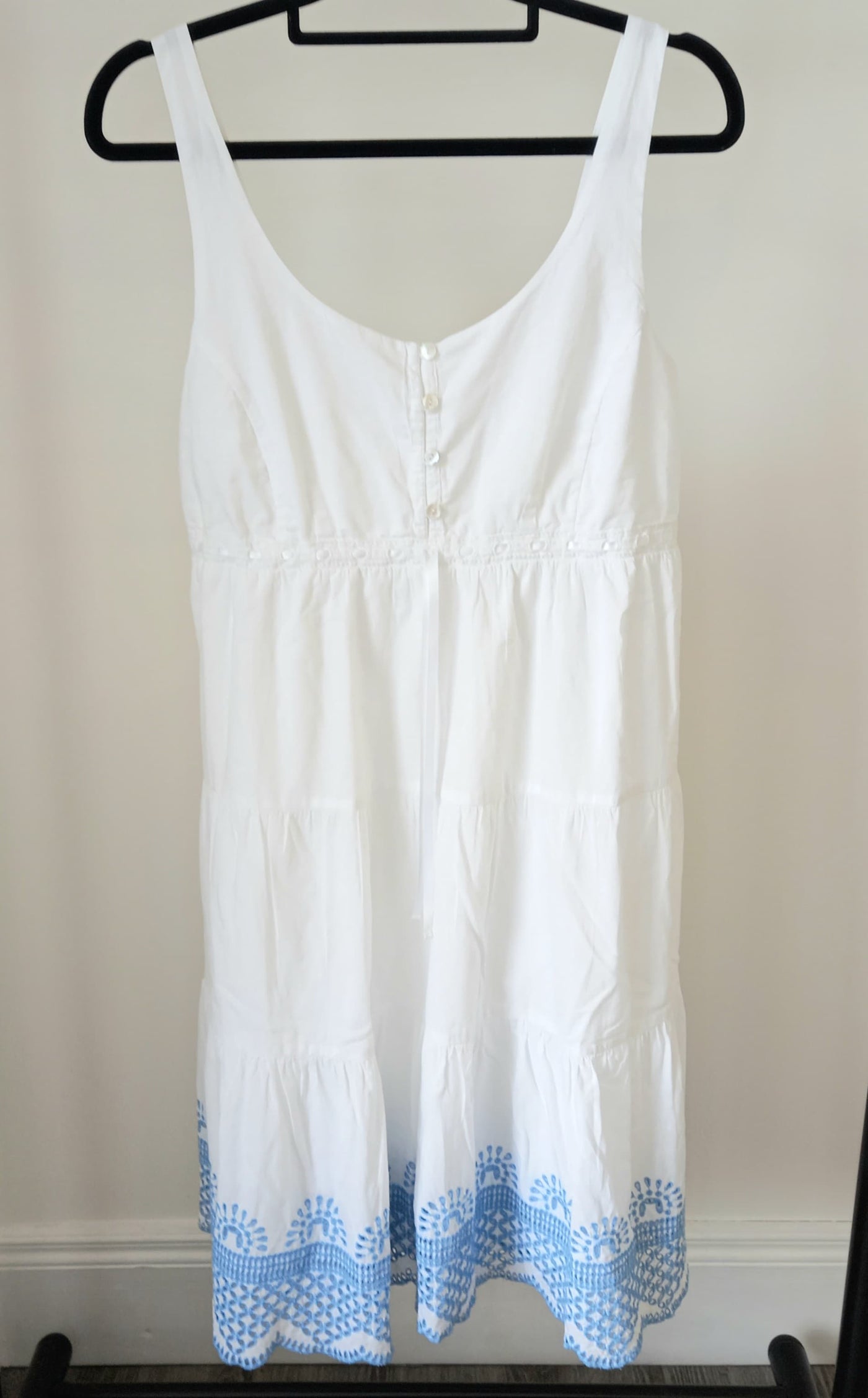 Seraphine White Camisole Summer Dress - Size 6