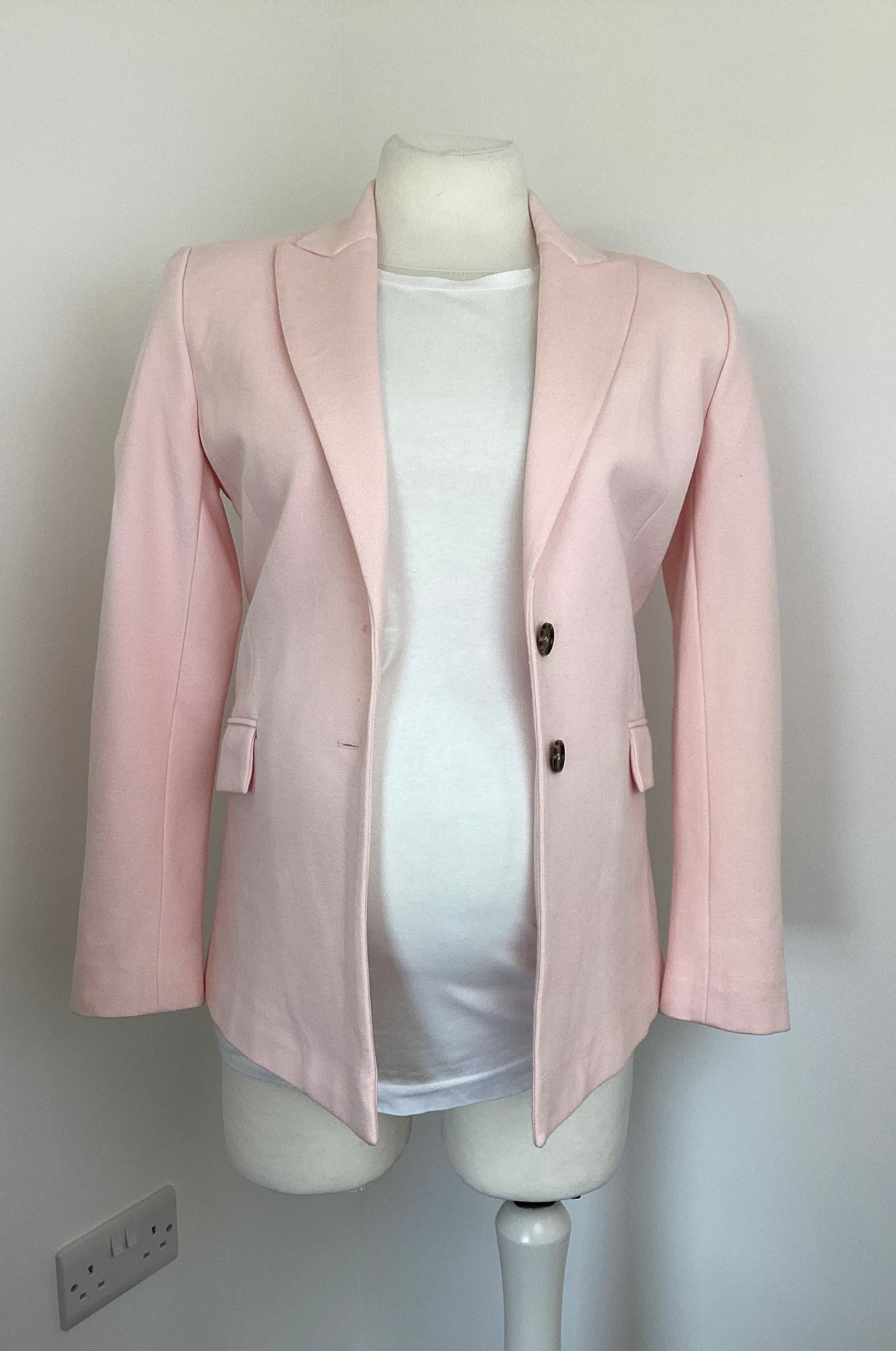 Baukjen (Isabella Oliver) light pink blazer - Size 10