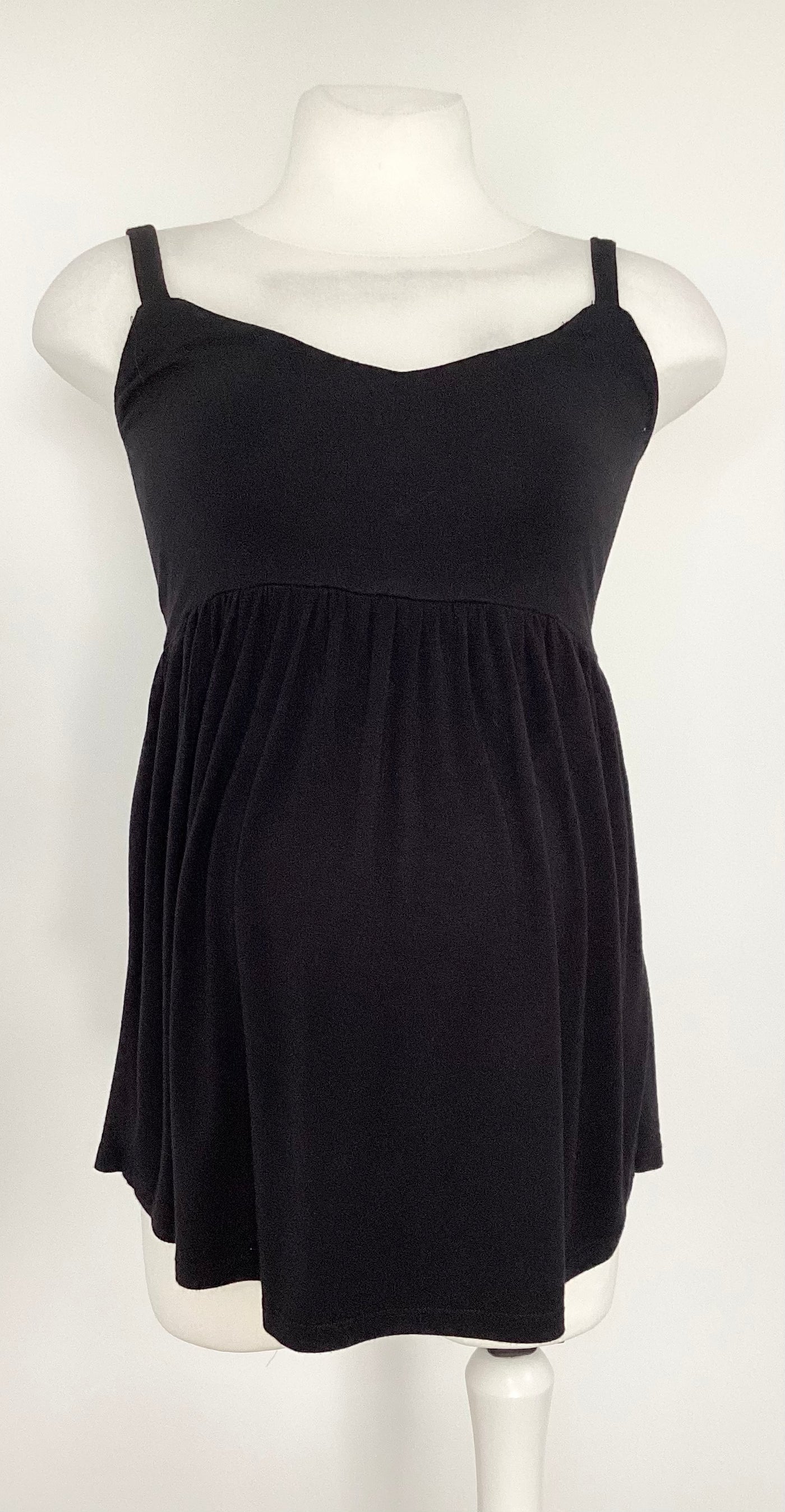 Dorothy Perkins Maternity Black Camisole Smock Top - Size 8