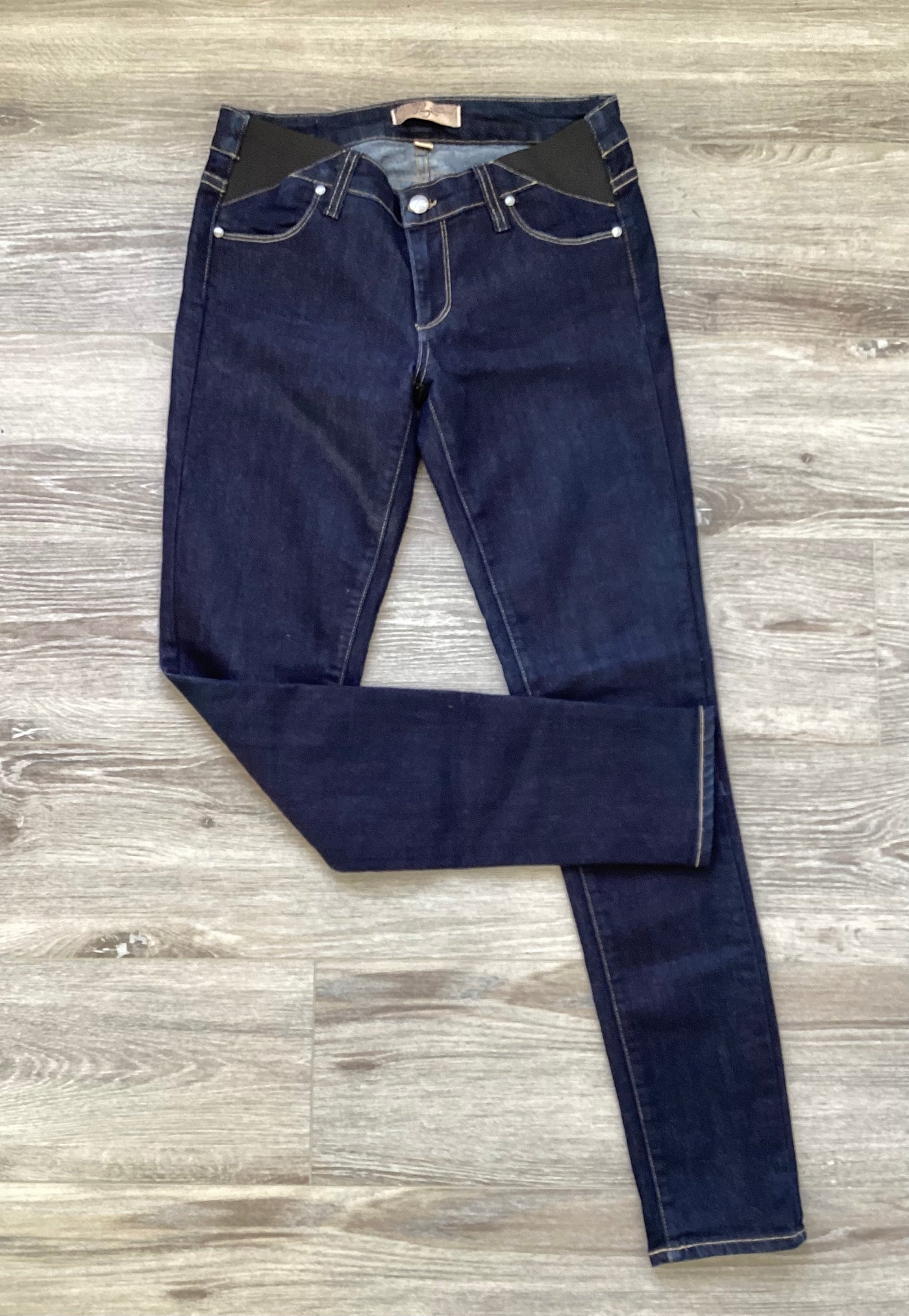 Paige Maternity Dark Blue Jeans - Size 27 (Approx UK 8)